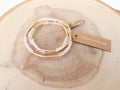 Gemstone and Gold Plated Triple Wrap Bracelets
