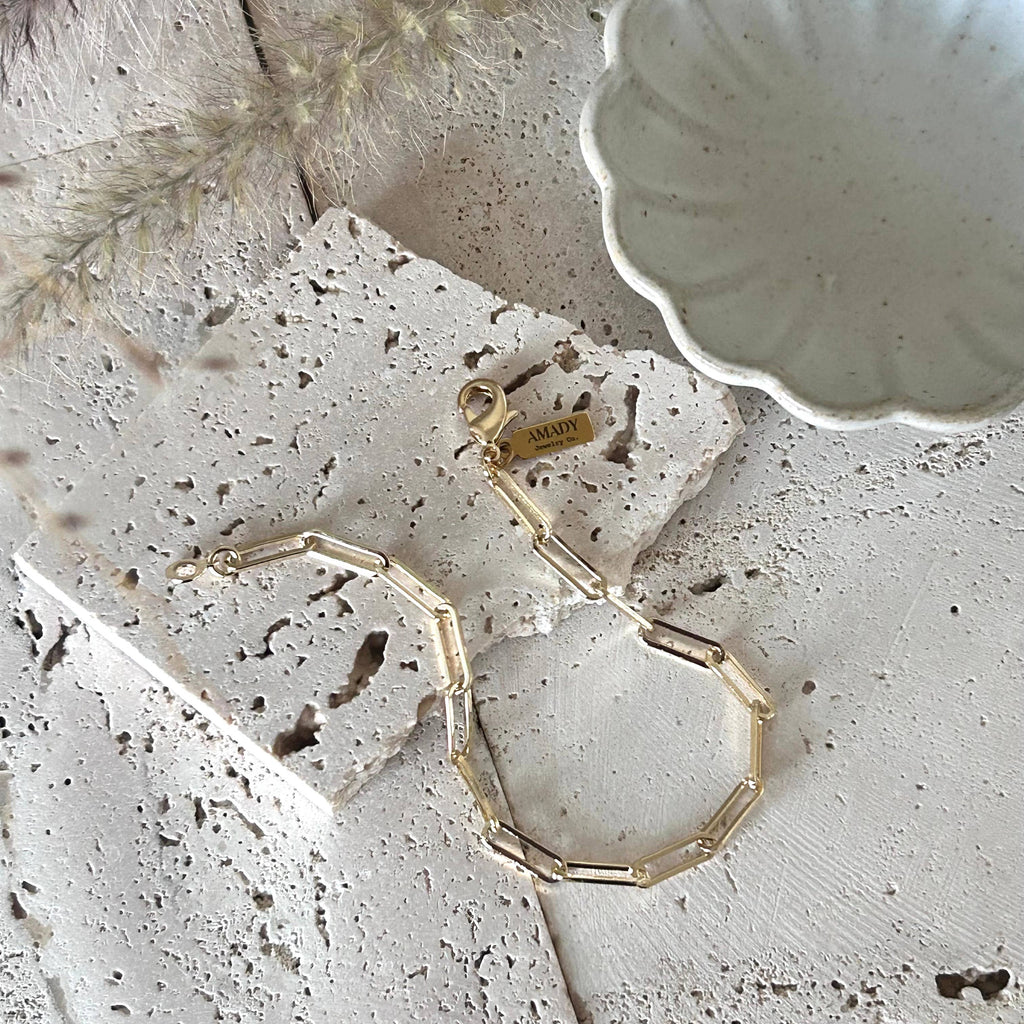Paperclip Chain Bracelet