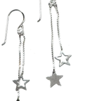Star Double Chain Earrings