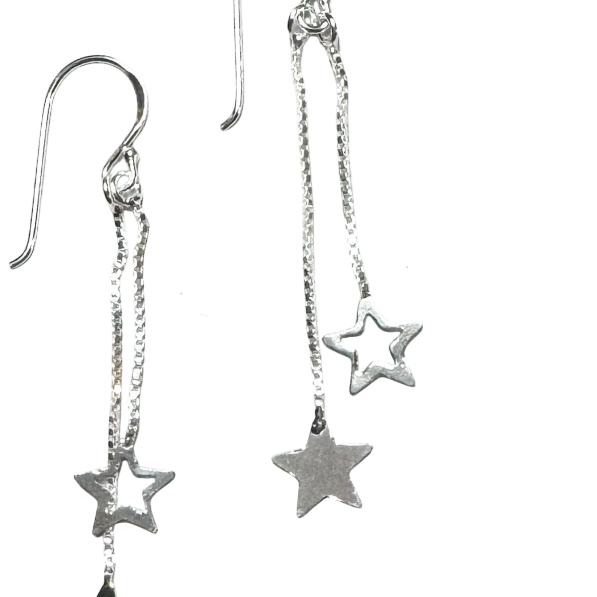 Star Double Chain Earrings