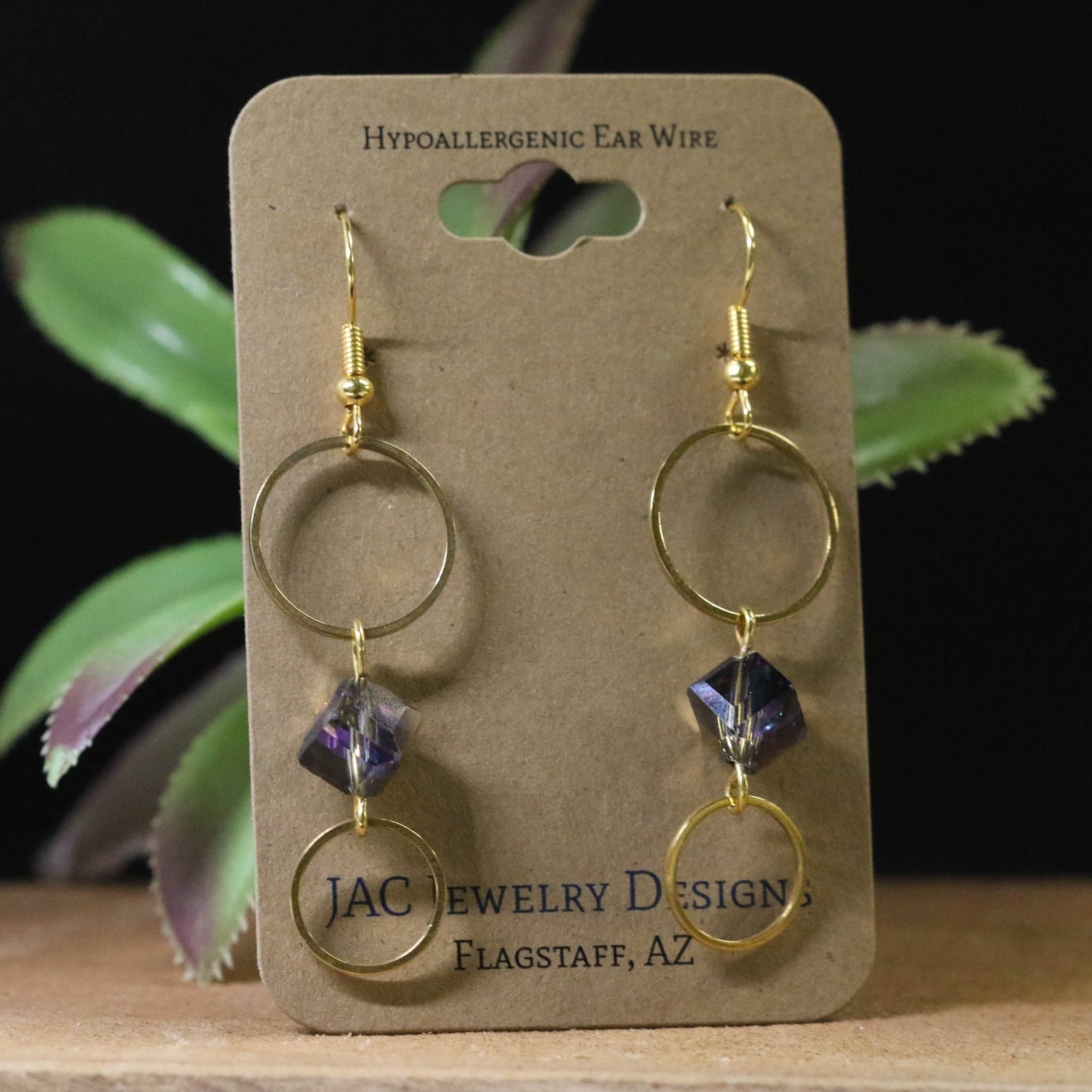 Hoops and Gem Earrings