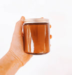 Zen Forest 8 oz amber jar coconut wax candle