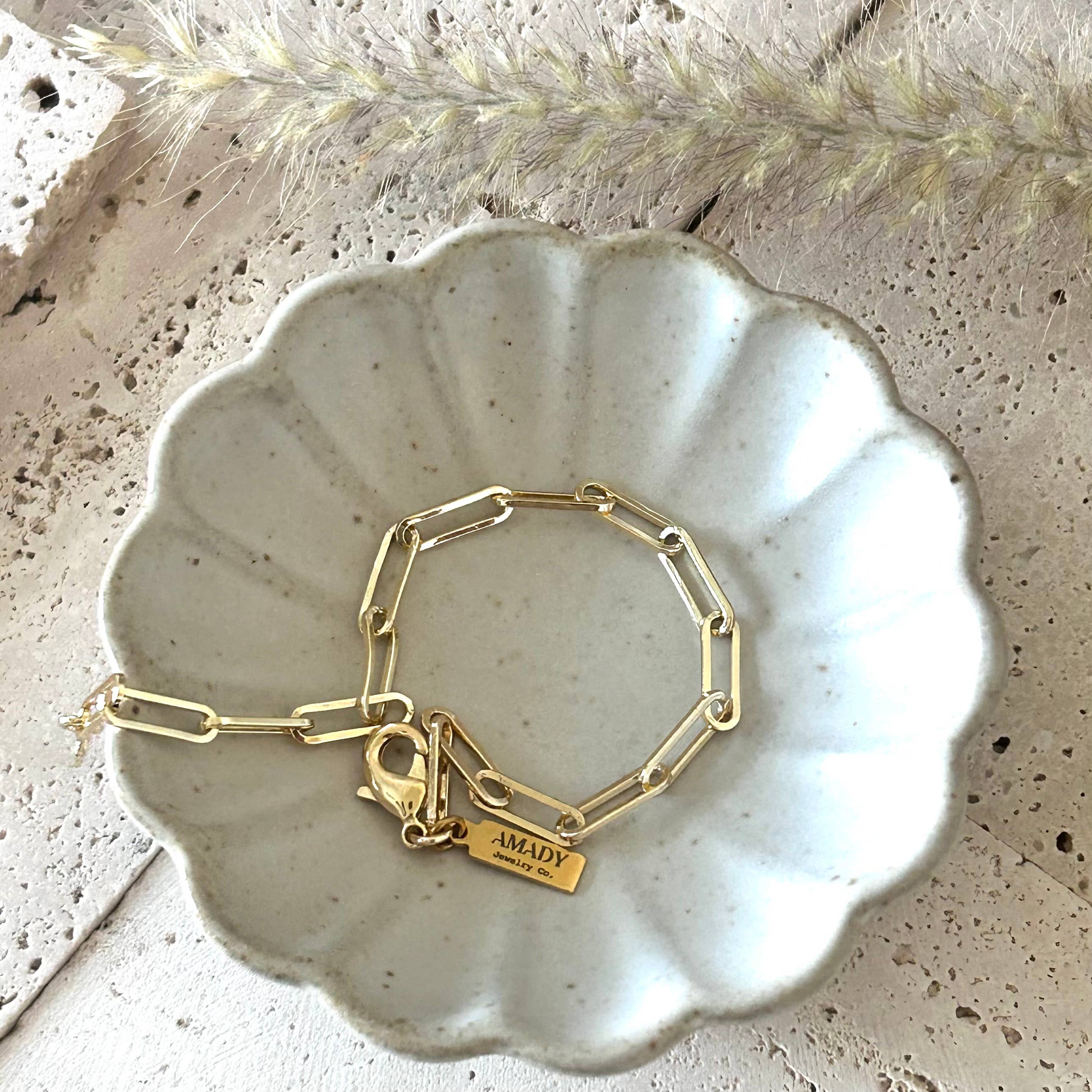 Paperclip Chain Bracelet