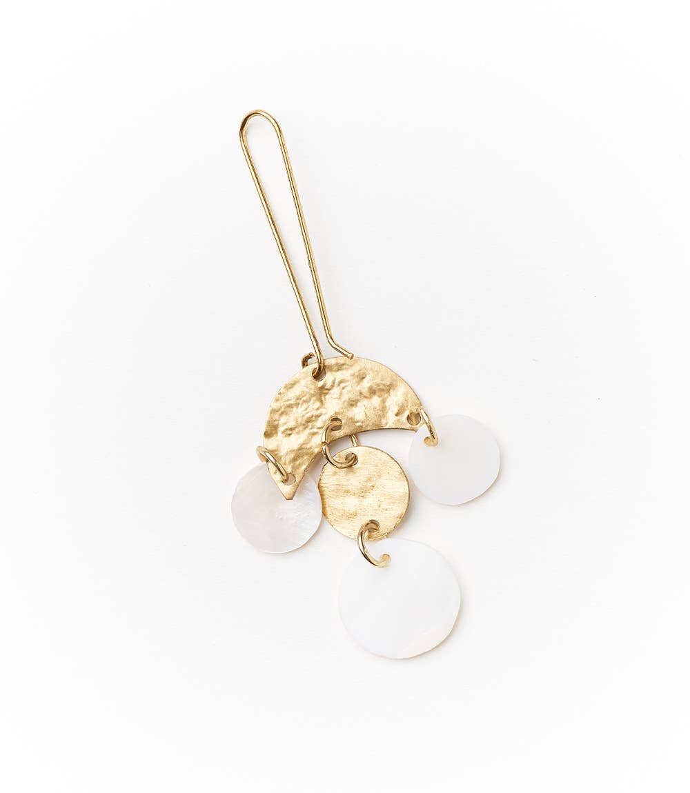 Rajani Mother of Pearl Chandelier Earrings