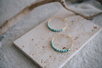 Private Label Stargaze Beaded Hoop Earrings