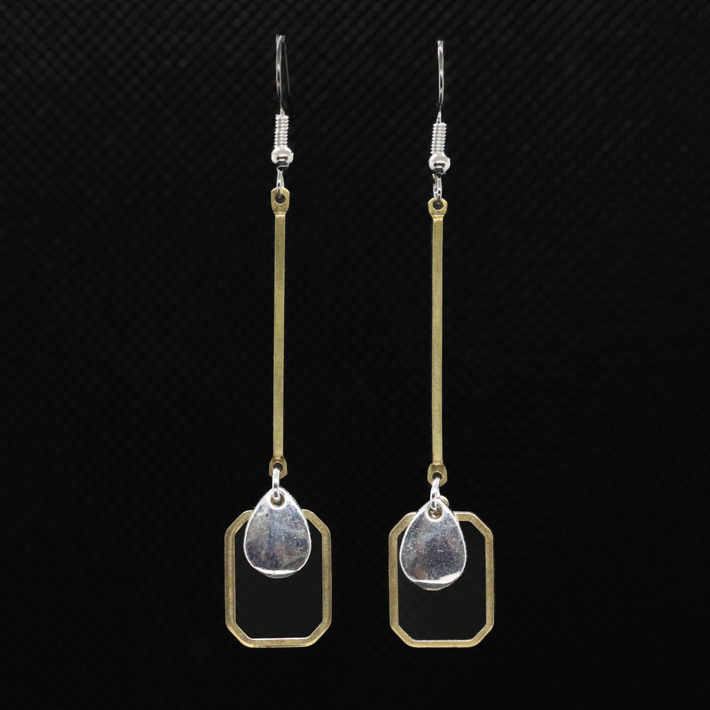 Geometric Drop Earrings