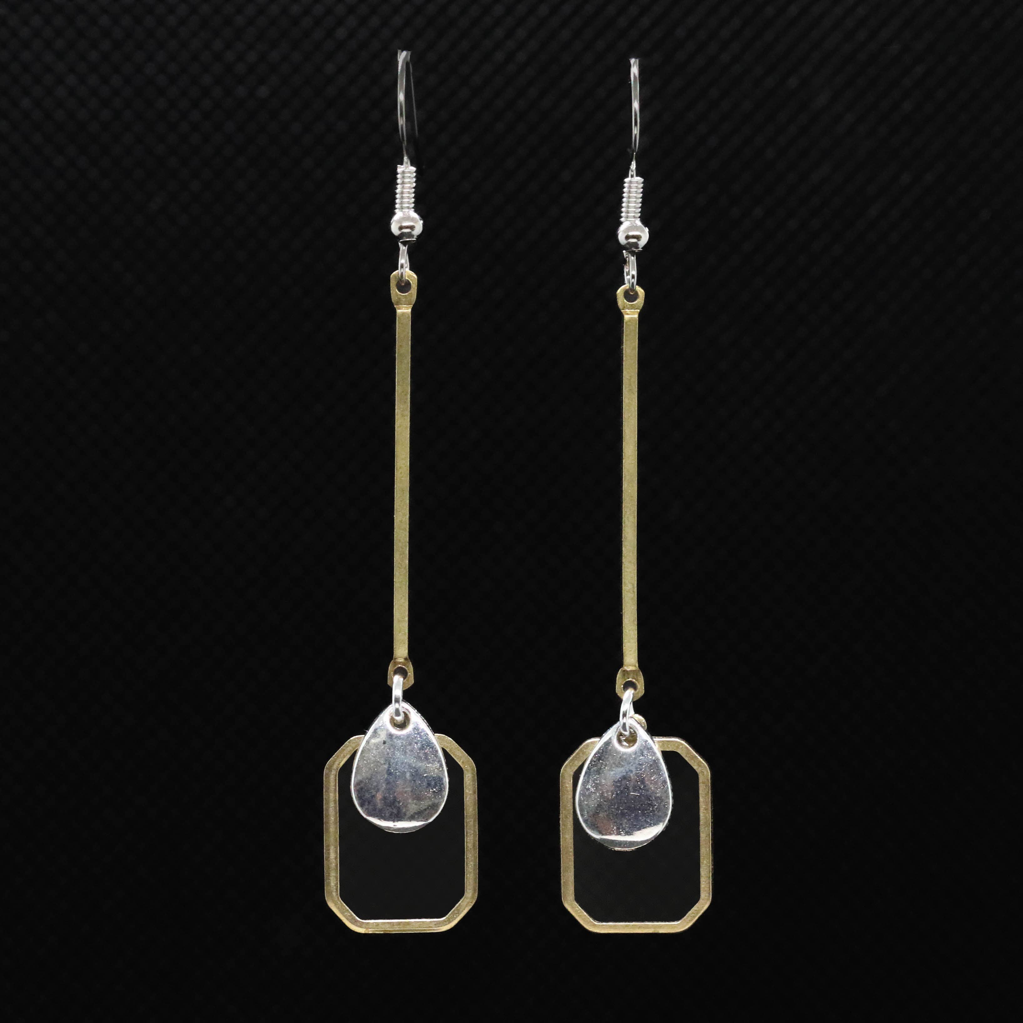 Geometric Drop Earrings