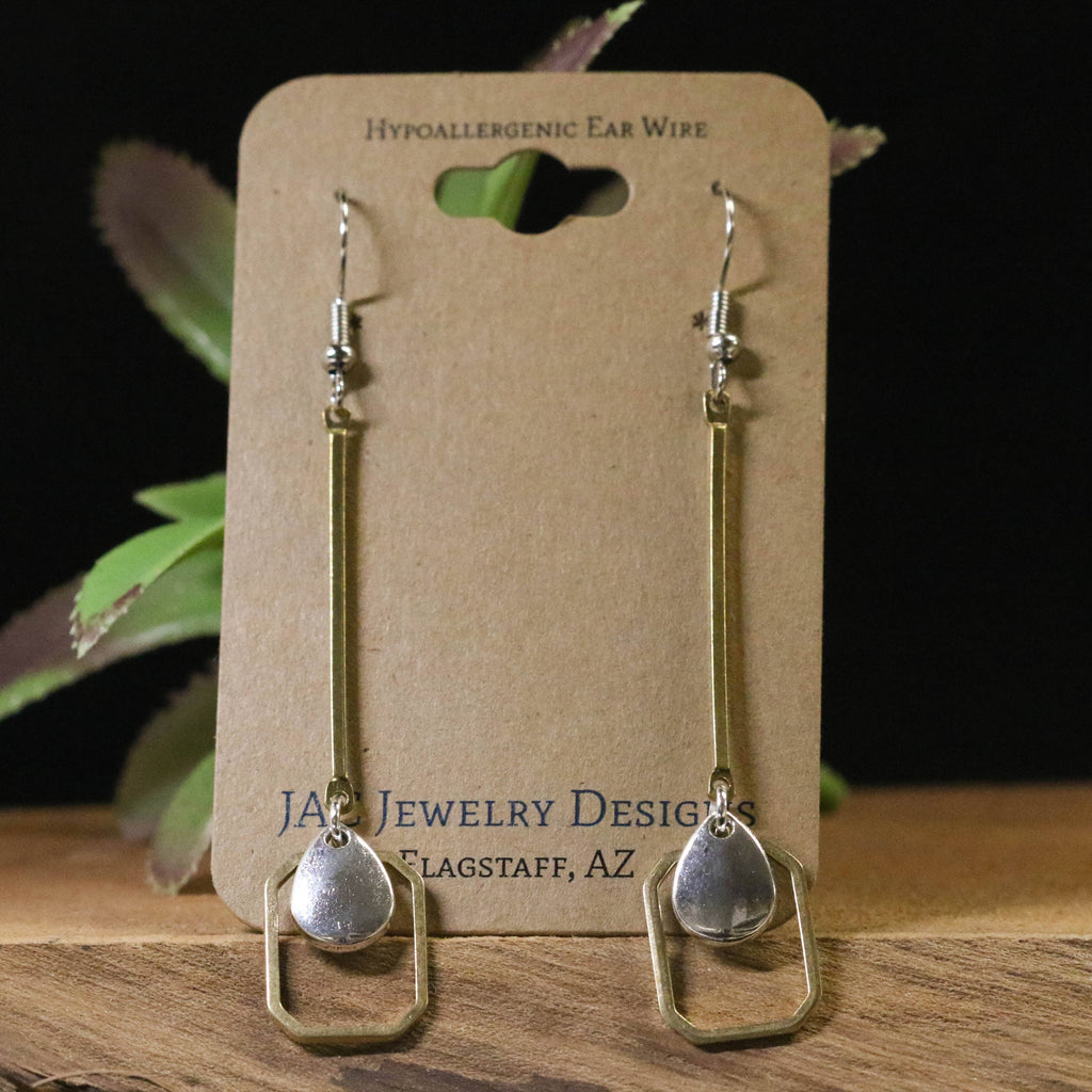 Geometric Drop Earrings