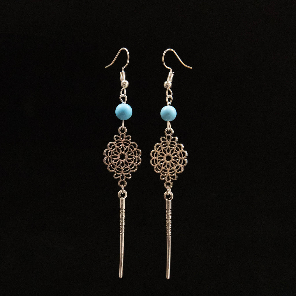 Floral Point Earrings