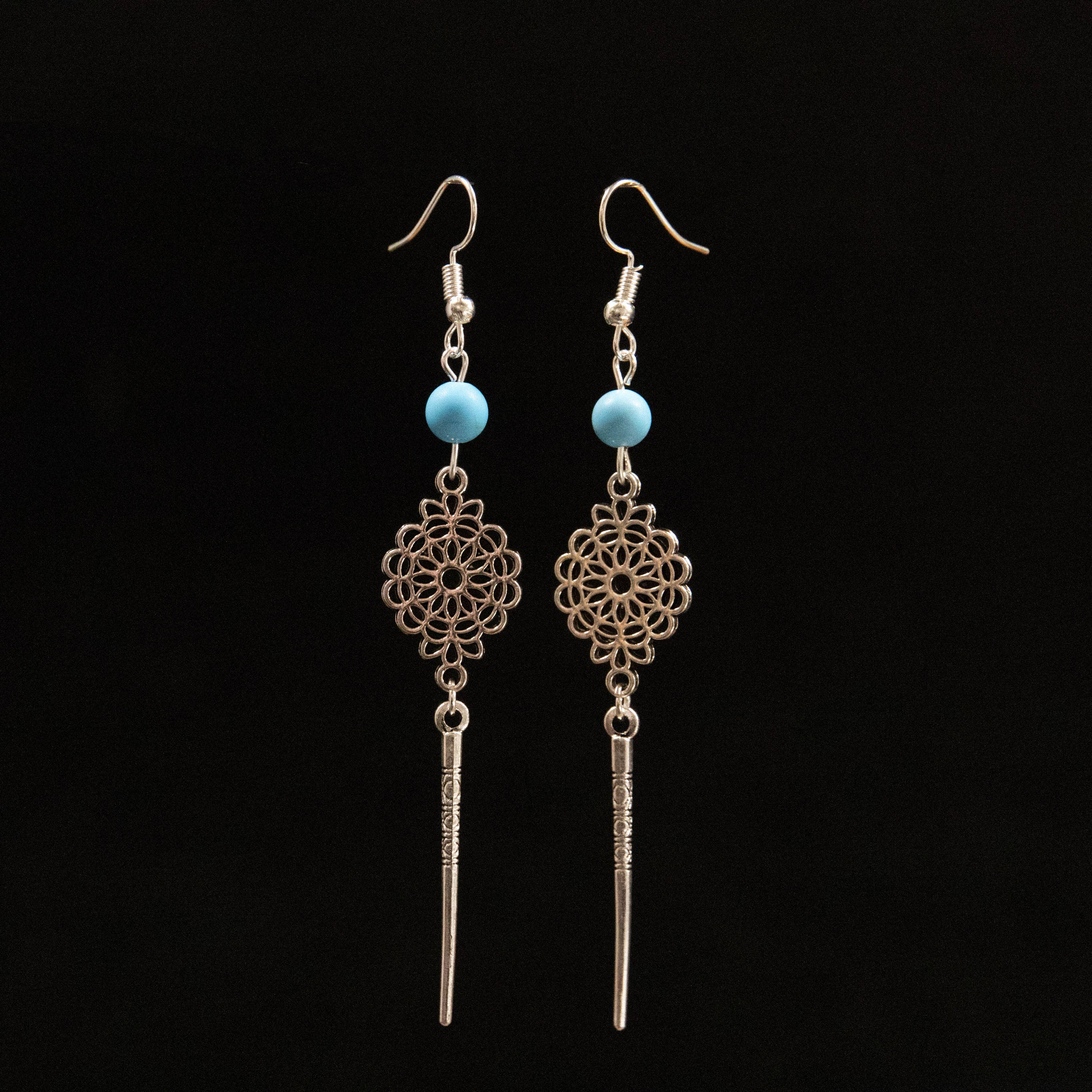 Floral Point Earrings