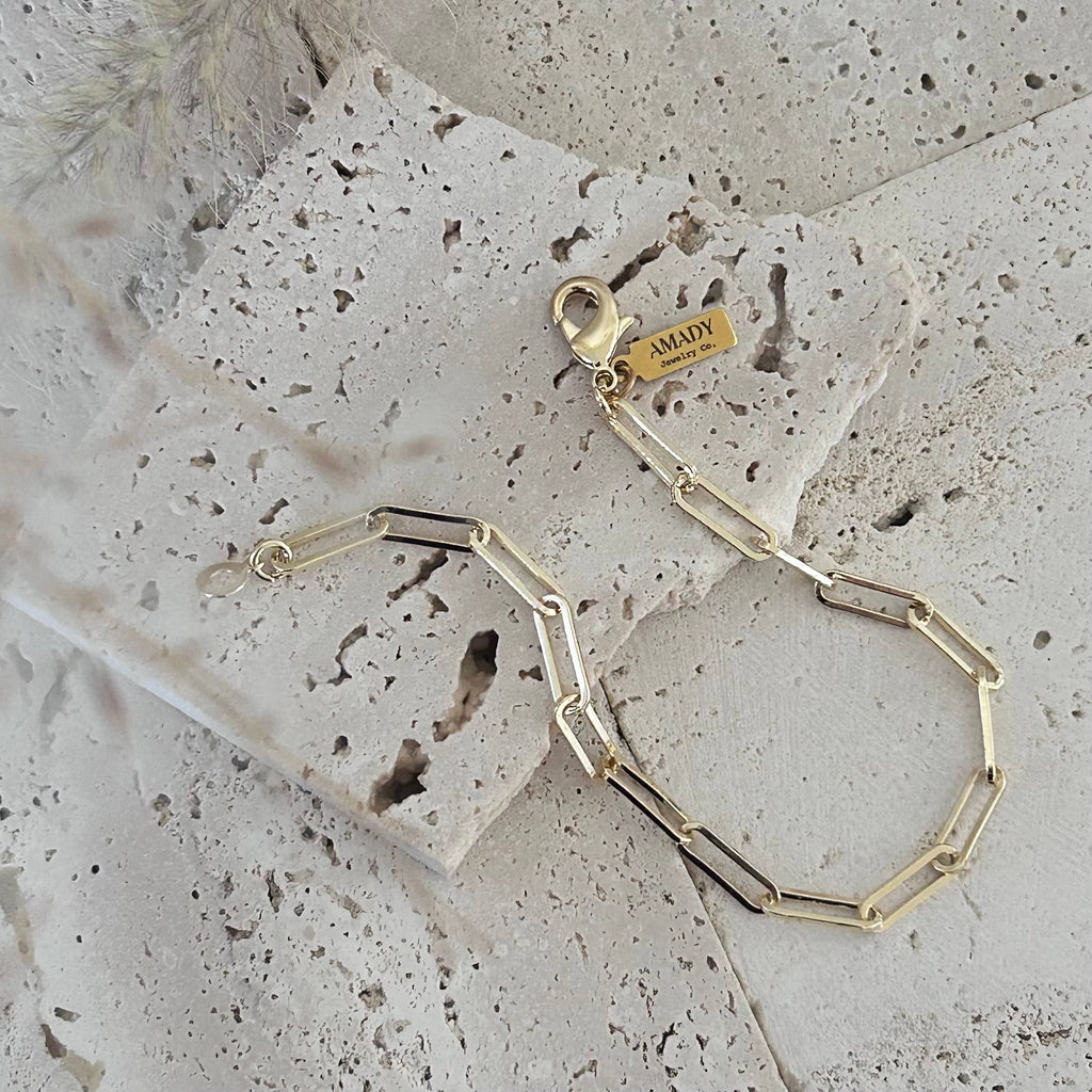 Paperclip Chain Bracelet