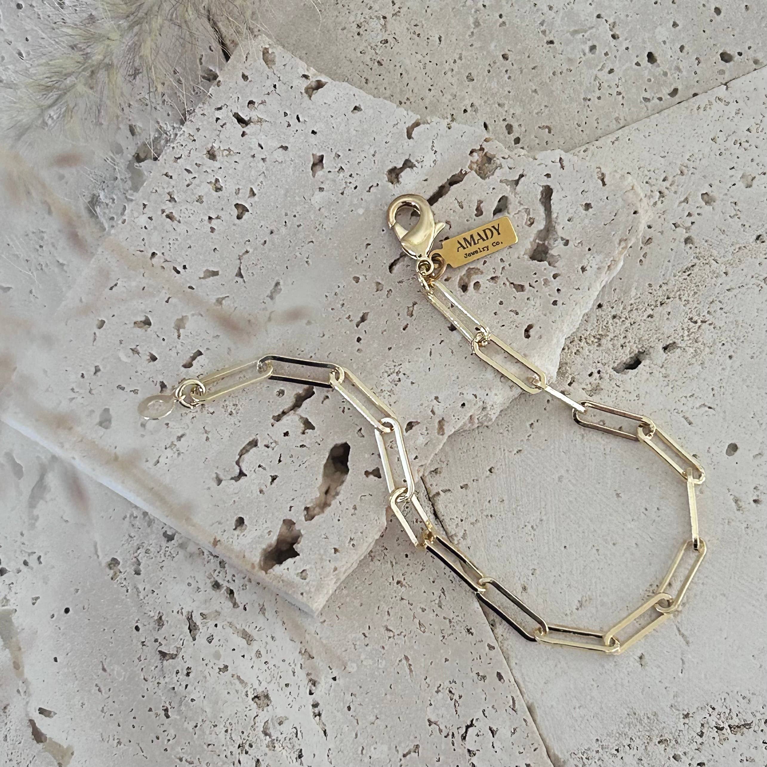 Paperclip Chain Bracelet