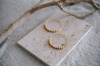 Private Label Stargaze Beaded Hoop Earrings