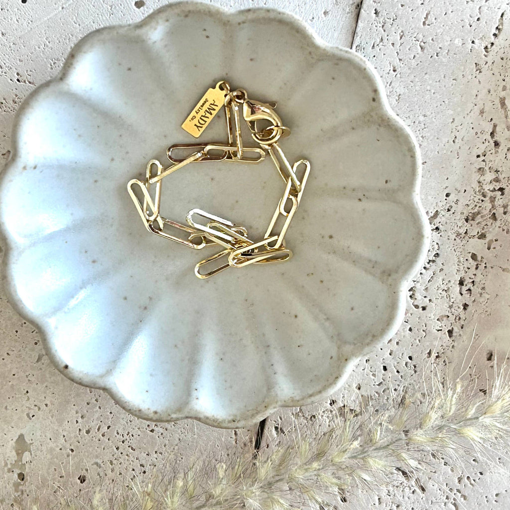Paperclip Chain Bracelet