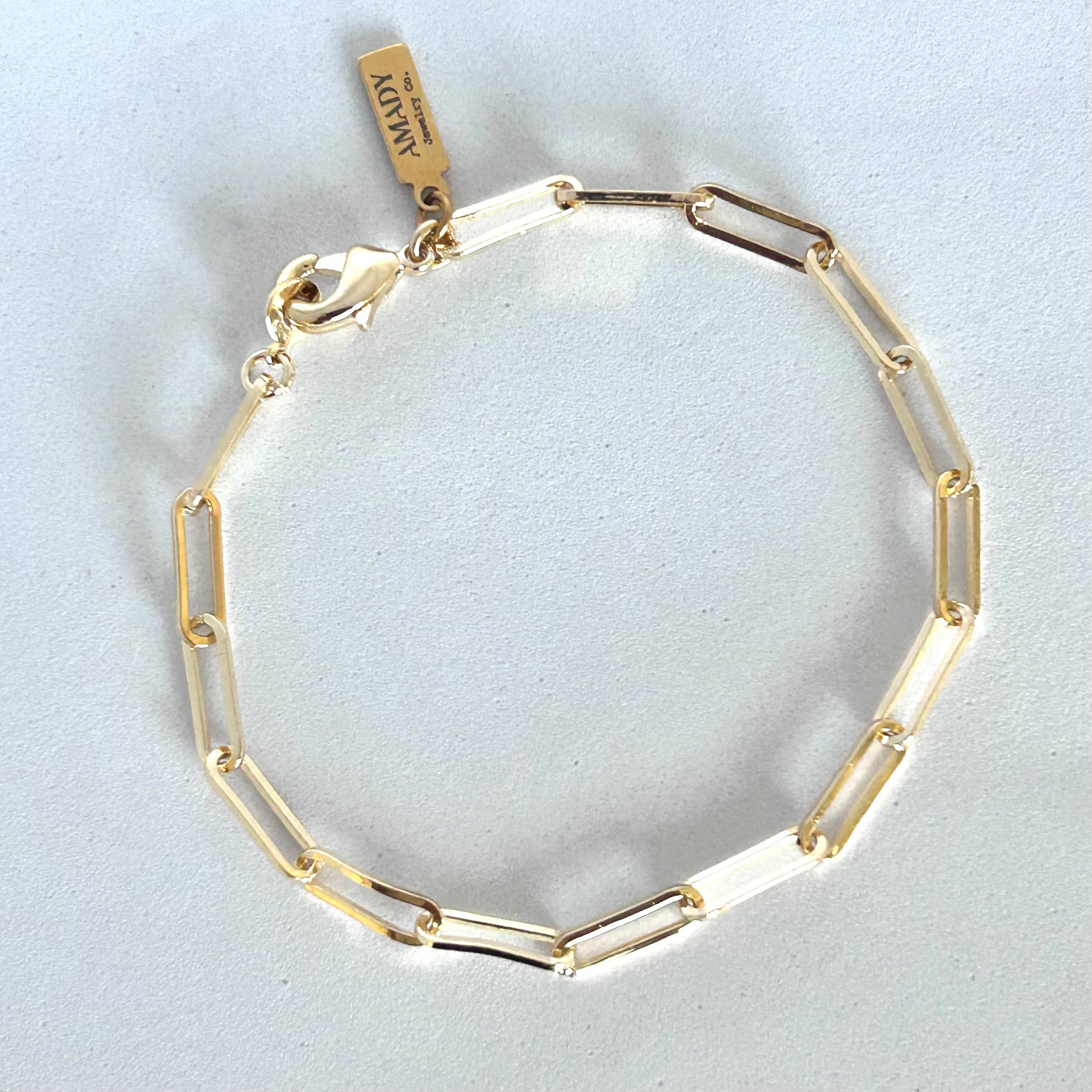 Paperclip Chain Bracelet
