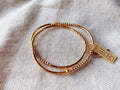 Pearl or Gold Beaded Double Wrap Bracelet