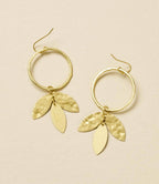 Aamani Vine Hoop Earring - Gold