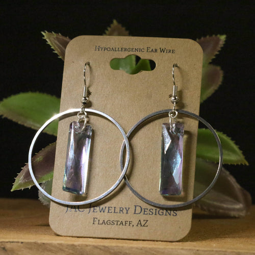 Bejeweled Hoop Earrings